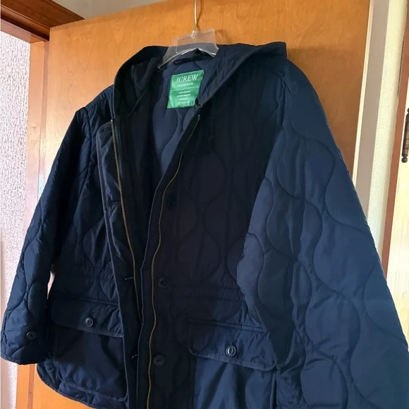 J Crew -- Oslo puffer jacket with Primaloft - navy, size - XXL - Picture 2 of 11